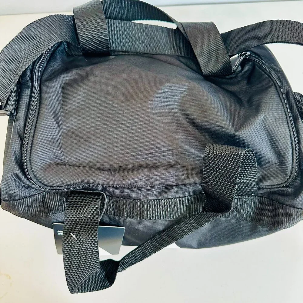 ADIDAS DIABLO SMALL II HEX DUFFLE WEEKENDER OVERNIGHT GYM BAG UNISEX BLACK